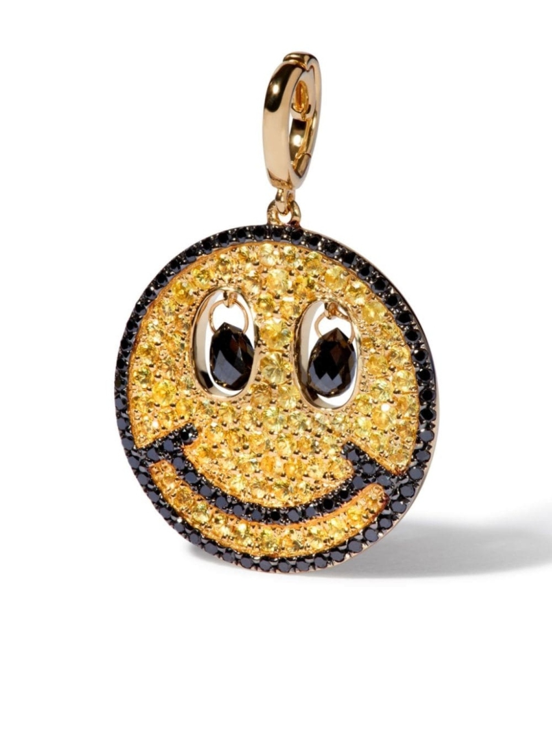 

Подвеска Happy Charm Reversible из желтого золота с бриллиантами и сапфирами Annoushka, золотой