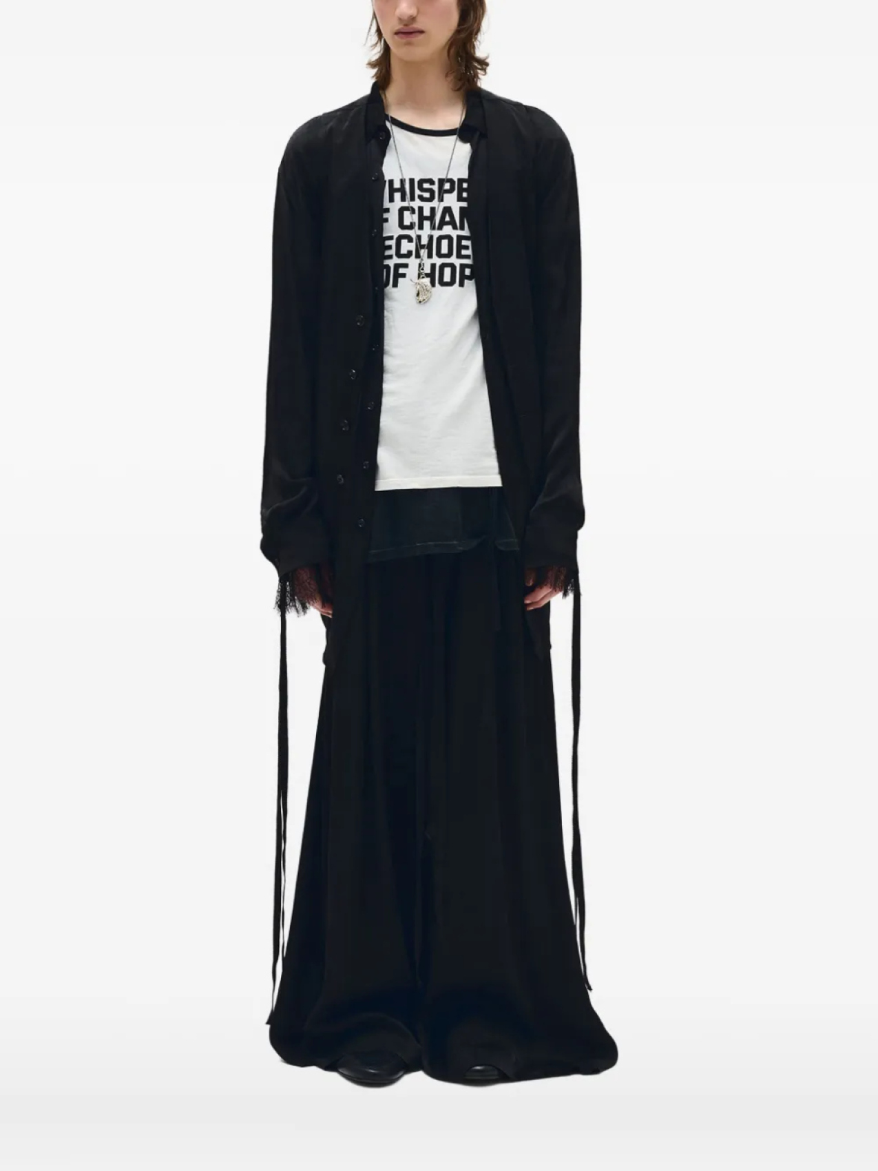

Ann Demeulemeester рубашка Valere, черный