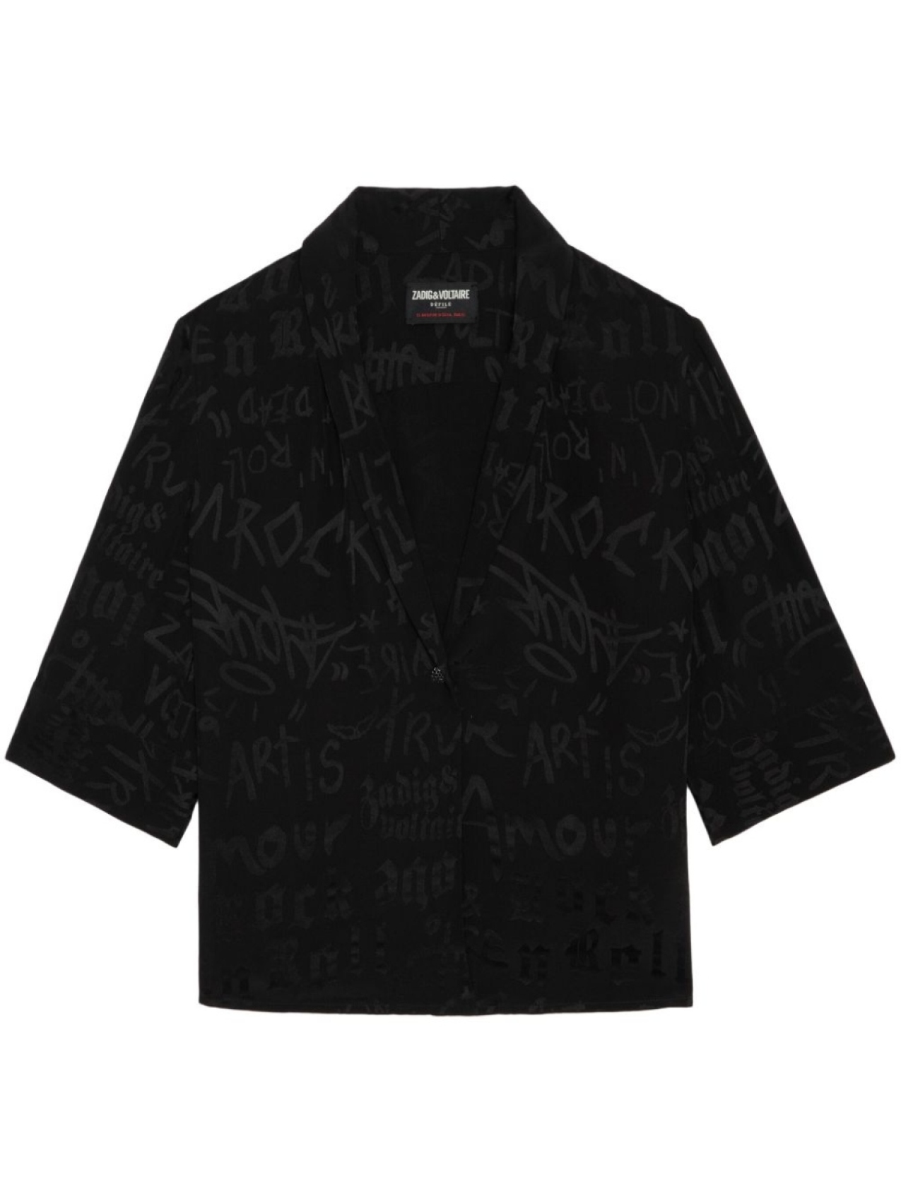 

Zadig&Voltaire рубашка Telmos, черный