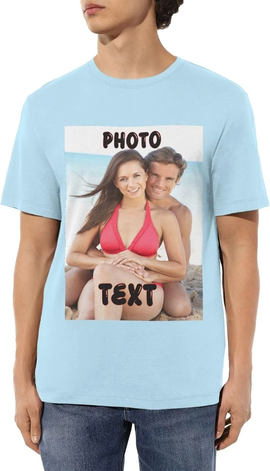 

Футболка мужская custom с нанесением текста и фото