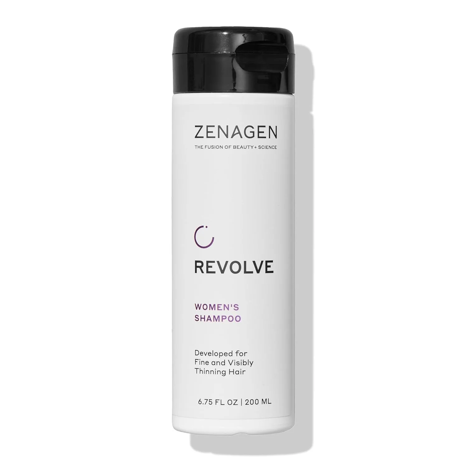 ZENAGEN Revolve шампунь для женщин для густоты волос, придает объем и здоровый вид, для тонких и редеющих волос, на растительной основе, безопасен для окрашенных волос, 5-минутное применение 177 мл (.)