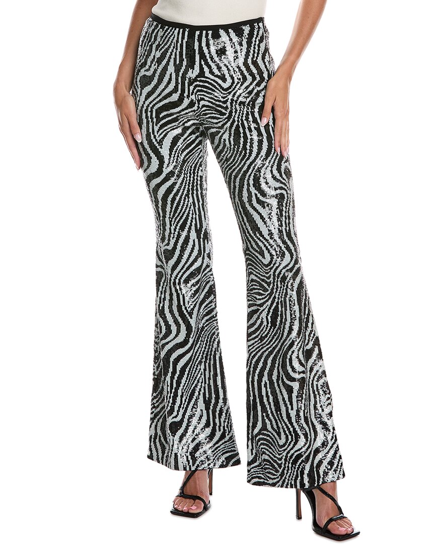 

Брюки-бутлеги из зебры Michael Kors Collection, цвет black/optic white