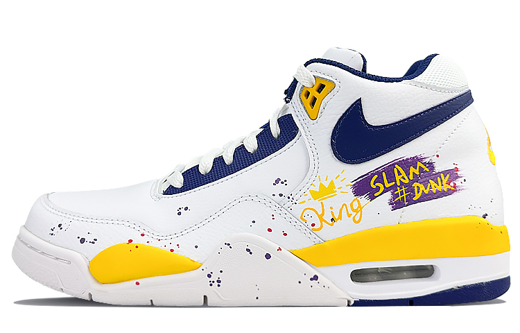 

Кроссовки Nike Flight Legacy Vintage Basketball Shoes Men Mid-Top Yellow/
