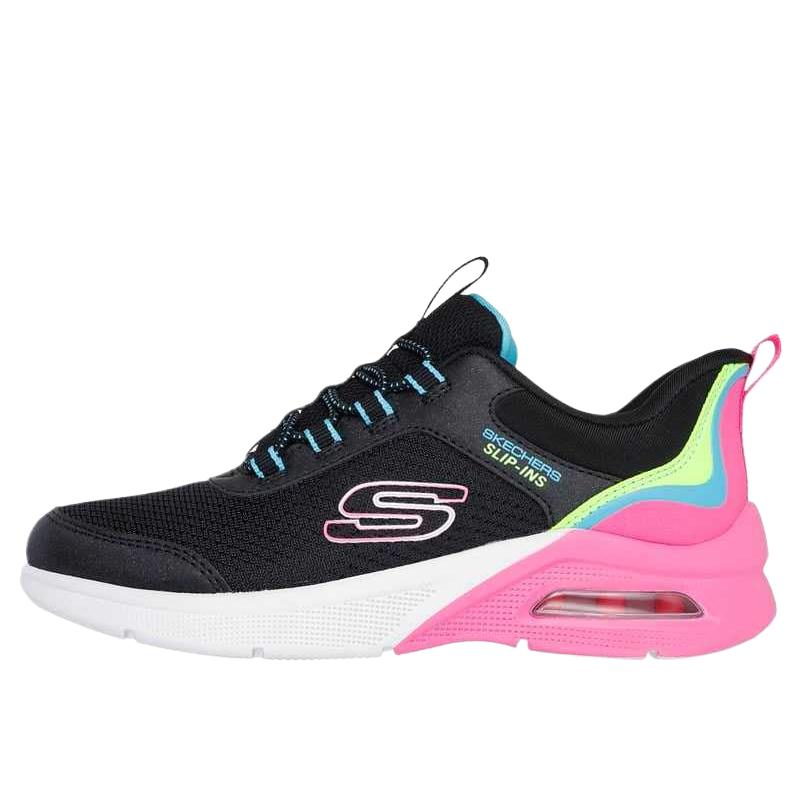 

Skechers Kids Нескользящие износостойкие низкие детские кроссовки черного цвета для детей от 3 до 7 лет