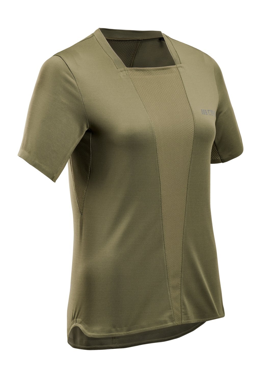

Спортивная футболка RUN SHORT SLEEVE CEP, цвет olive