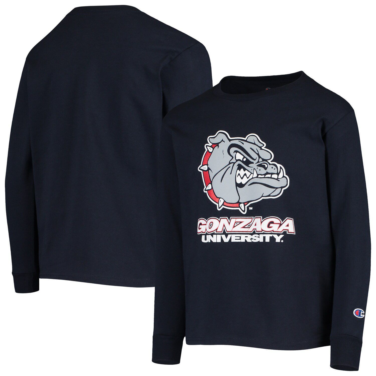 

Темно-синяя футболка с длинными рукавами Youth Champion Gonzaga Bulldogs Lockup Champion, Синий, Темно-синяя футболка с длинными рукавами Youth Champion Gonzaga Bulldogs Lockup Champion