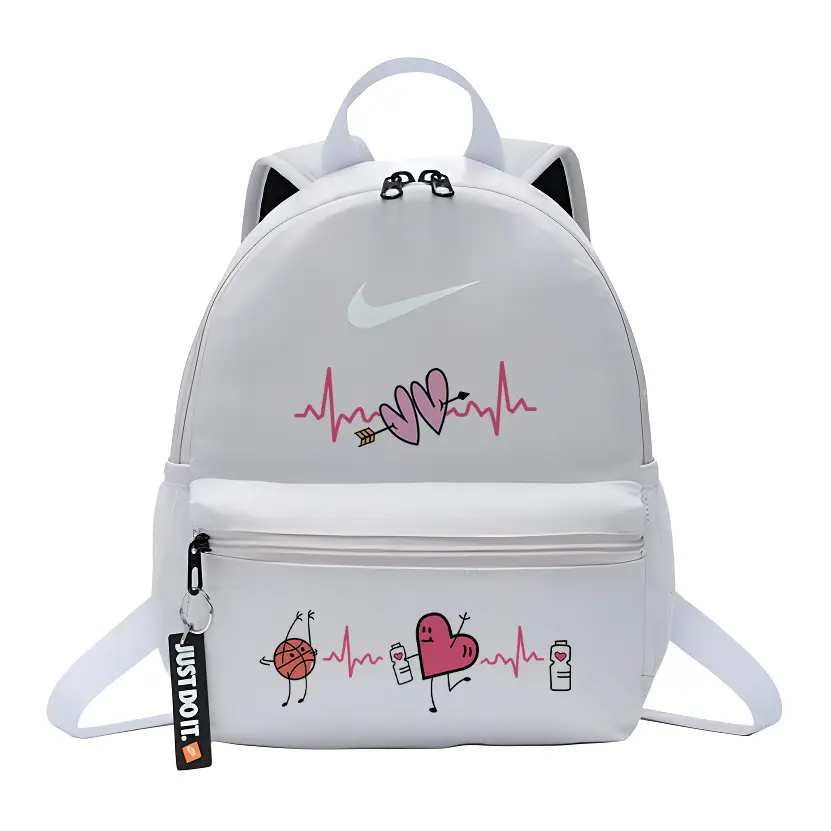

Nike Тканевый рюкзак унисекс дикой природы серый, Heart Basketball