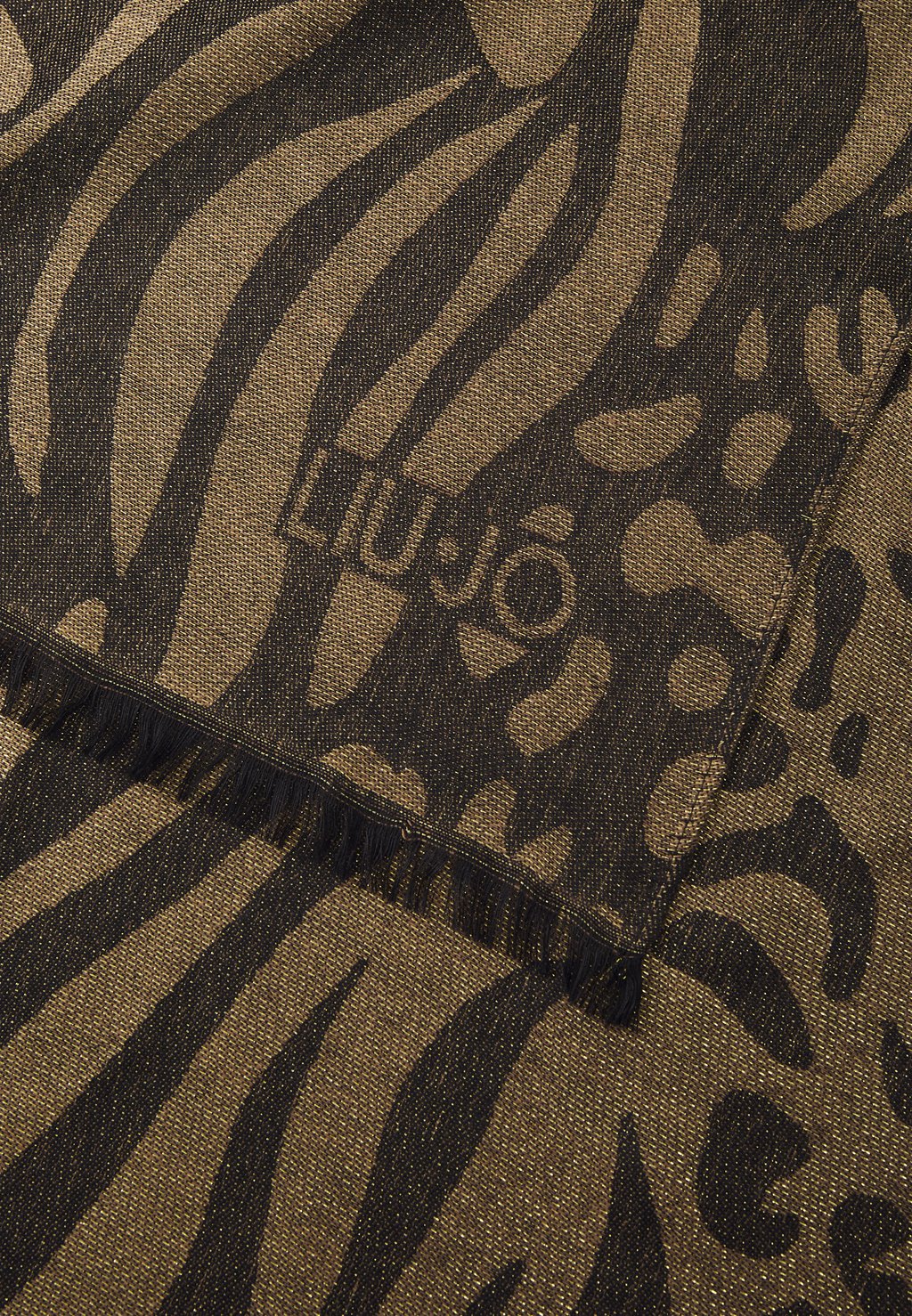 

Шарф STOLA JACQUARD LUREX LIU JO, черный