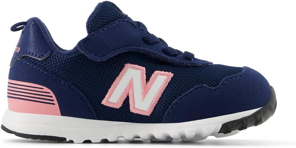 Детские кроссовки New Balance 515 V1 на шнуровке, Nb Navy/Double Bubble — фото 3