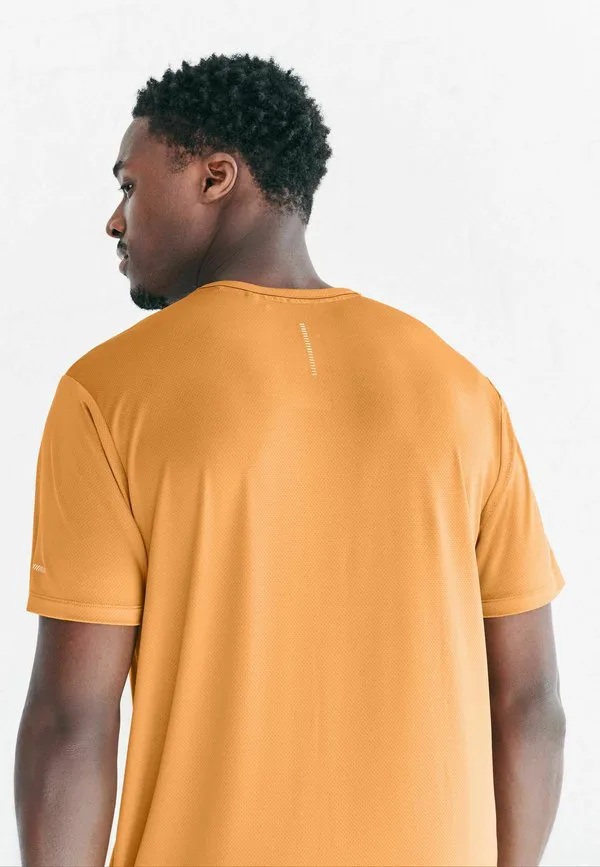 Спортивная базовая футболка стандартного кроя Next, Ochre Yellow — фото 4
