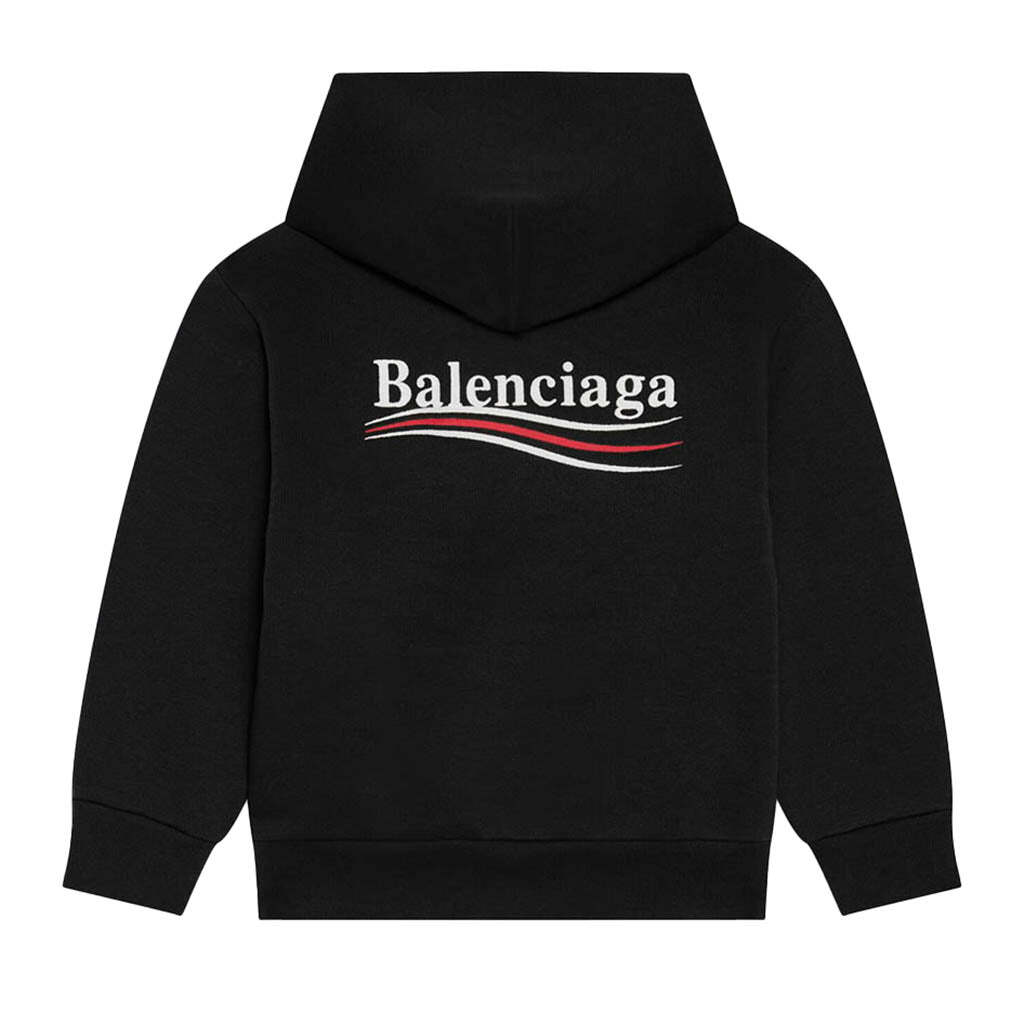 

Черный худи с логотипом Balenciaga, черный