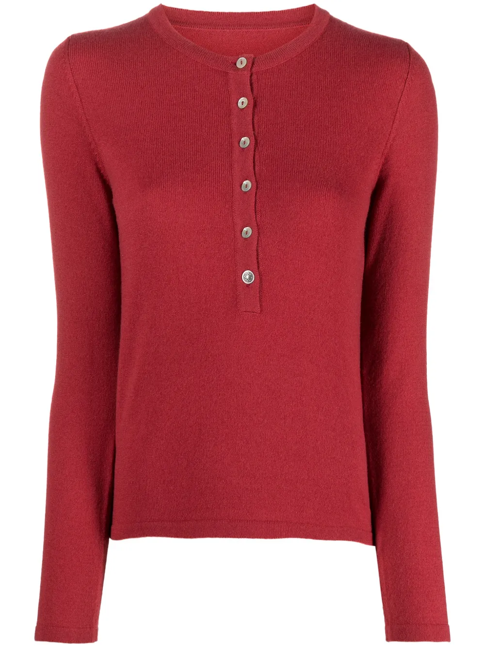 

Кашемировый топ с длинными рукавами Fortela, красный