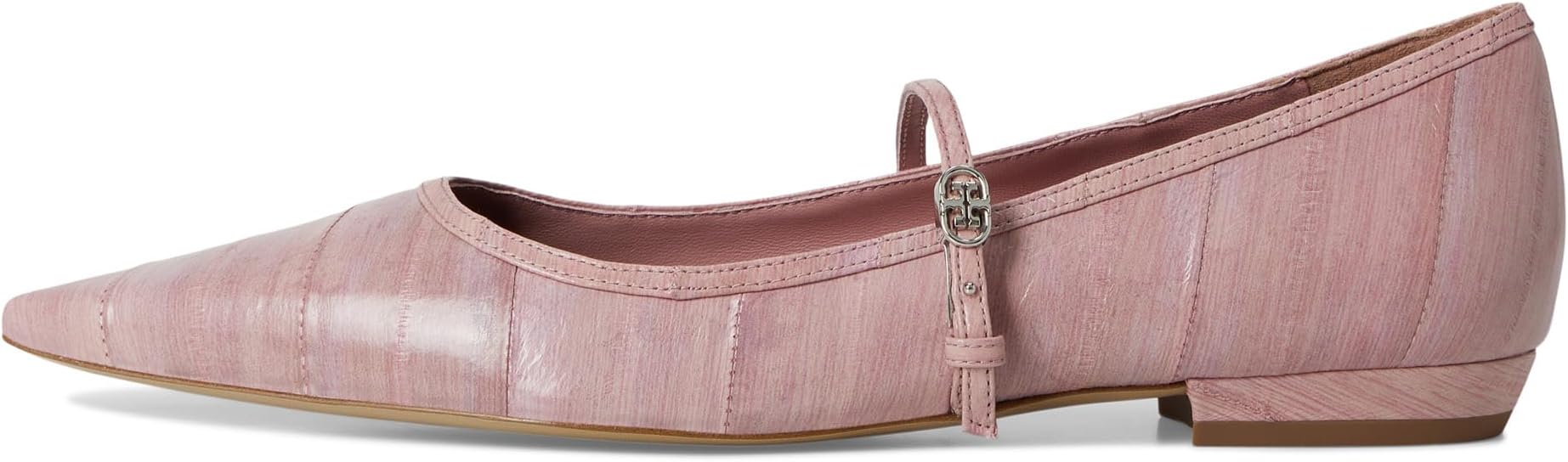 Балетки Tory Burch Double T Buckle Mary Jane, цвет Rosewood/Rosewood — фото 4