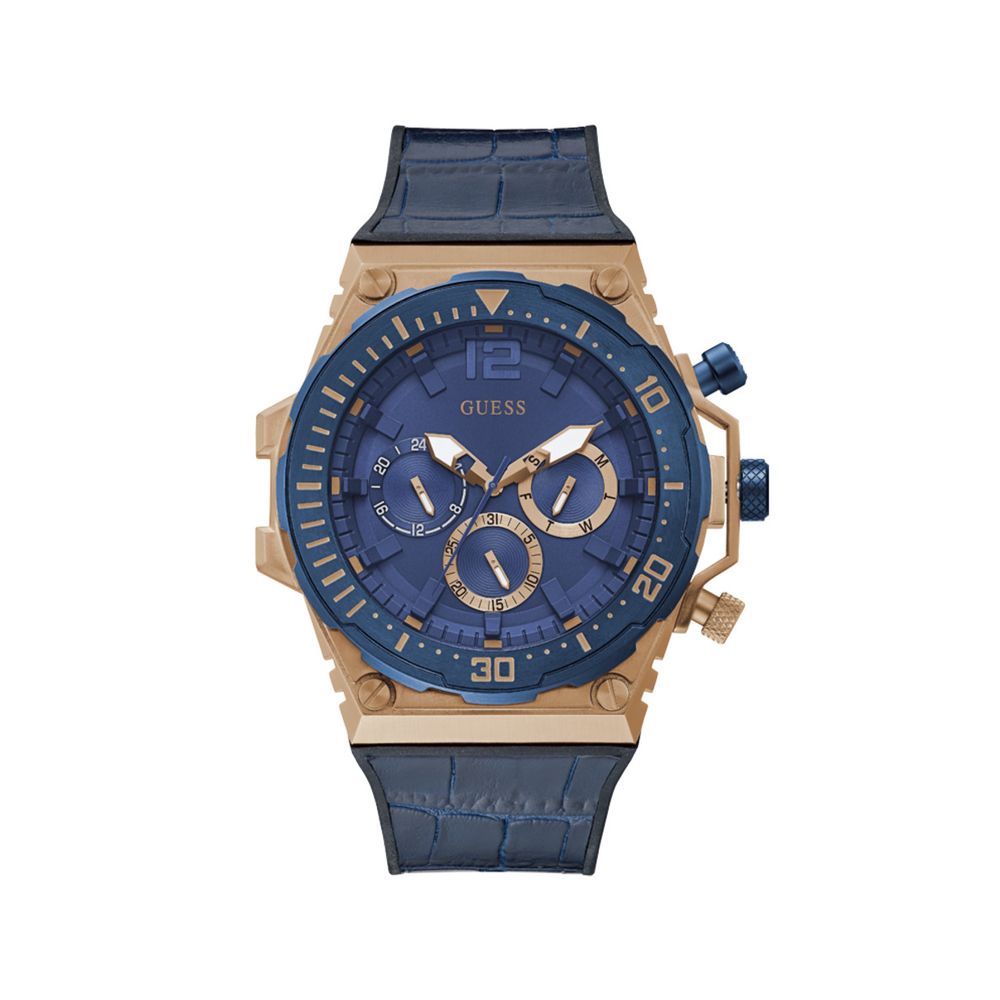 

Часы из синей кожи Guess