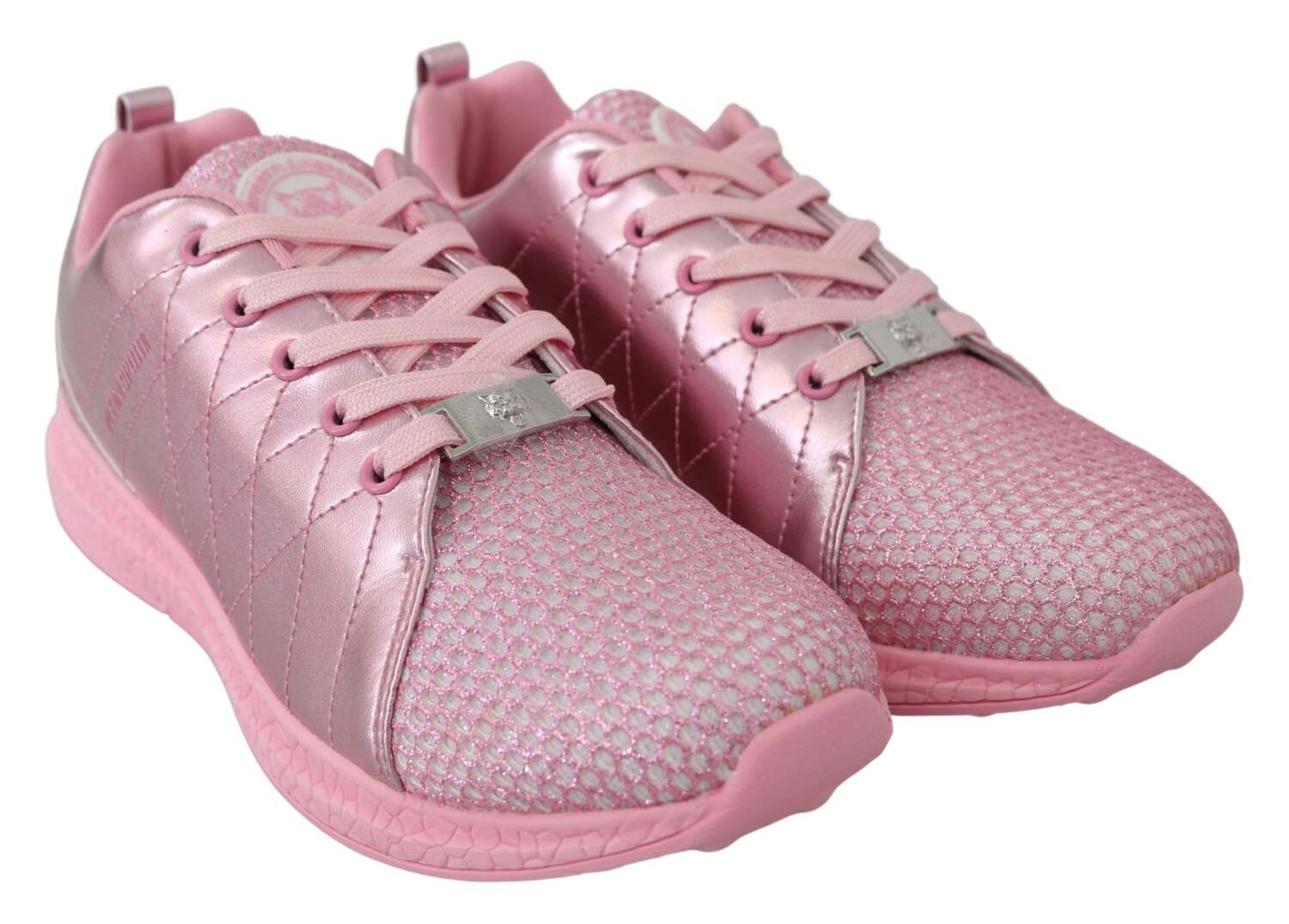 Plein Sport Blush Полиэстеровые кроссовки Gisella для бега Женская обувь, розовый — фото 4