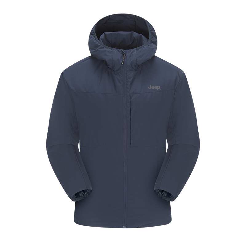 

Пуховик Unisex Hooded Thin Others Jeep, темно-синий