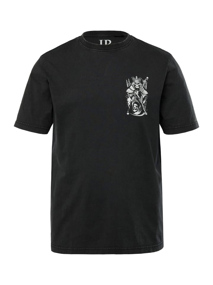 

Футболка с короткими рукавами черного цвета JP1880, Черный, Футболка с короткими рукавами черного цвета JP1880