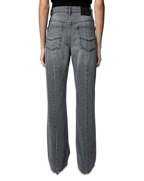 Рваные расклешенные джинсы Evy в цвете Gris Zadig & Voltaire, цвет Gray — фото 2