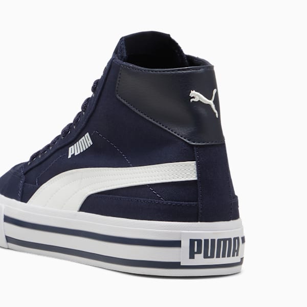 Мужские кроссовки средней высоты Court Classic Vulcanized Formstrip Puma, синий — фото 3