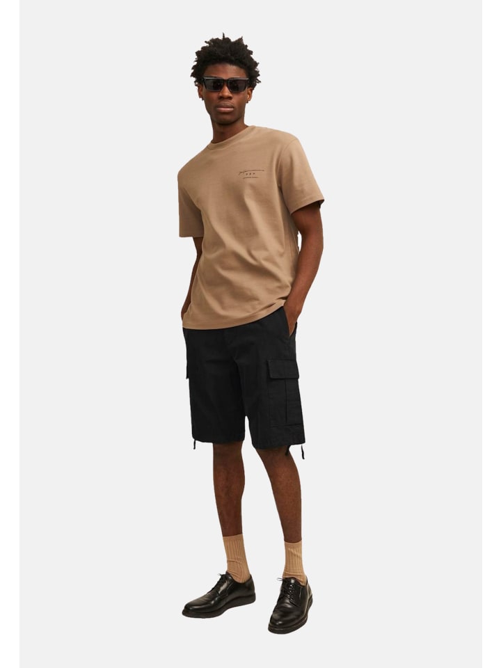 

Тканевые шорты Jack & Jones, черный