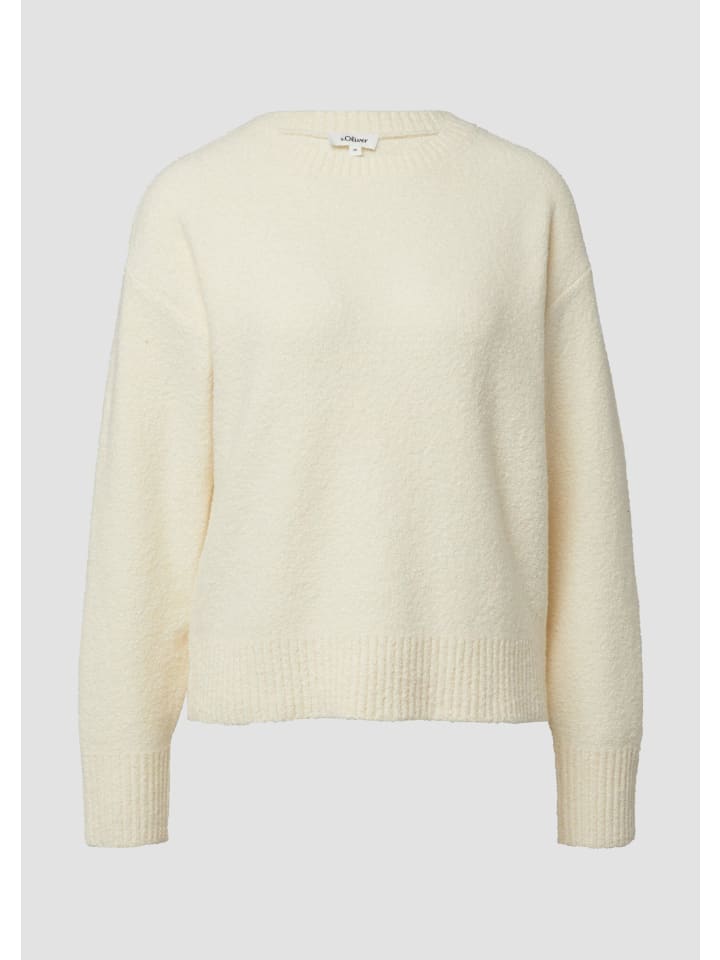 

s.Oliver Вязаный свитер светло-бежевого цвета (8000)