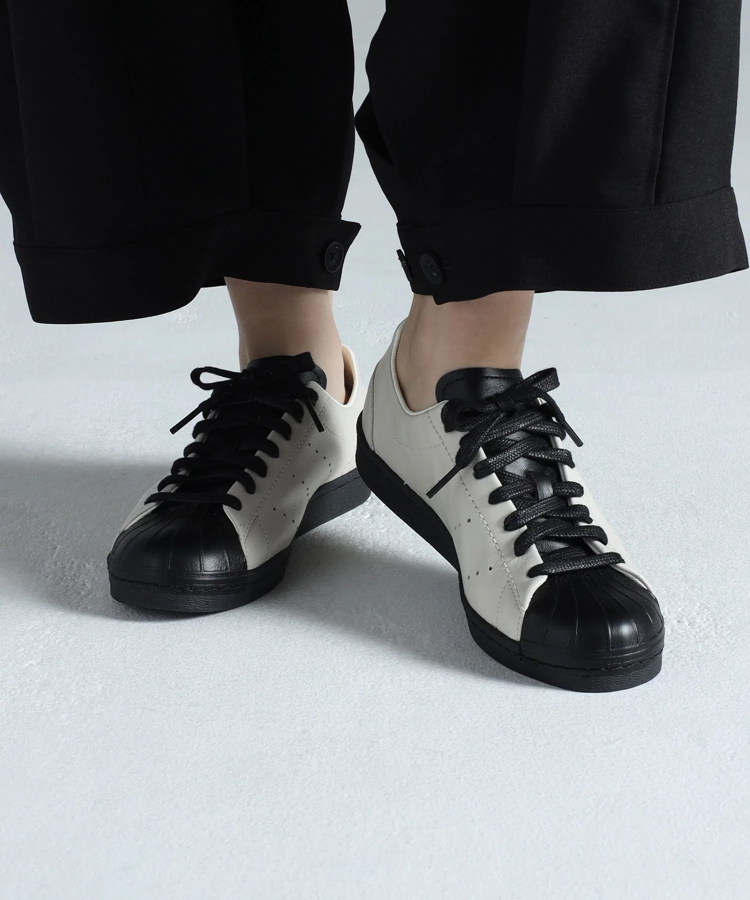 Унисекс кроссовки Y-3 SUPERSTAR кожаные белые — фото 2