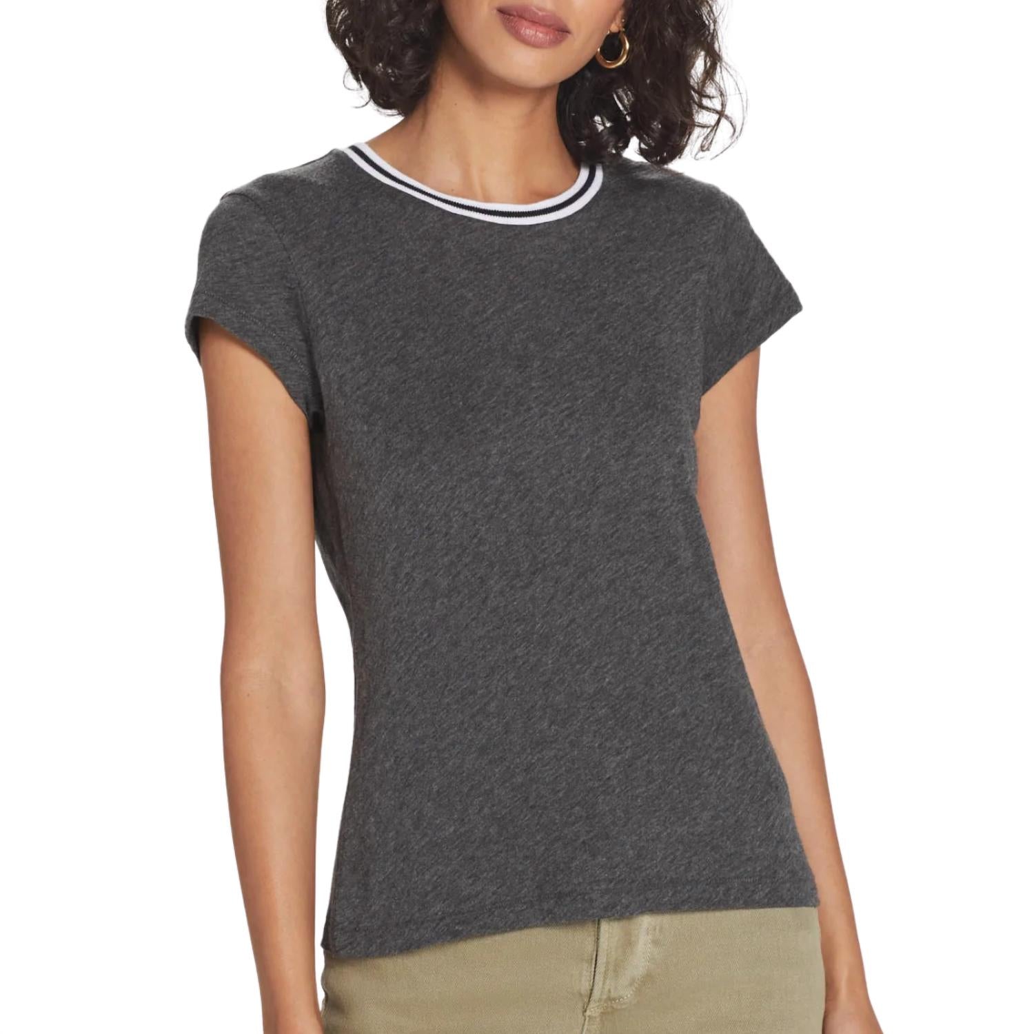 

Футболка Ringer Tee с наконечником из древесно-угольного вереска GOLDIE, цвет tipped charcoal heather