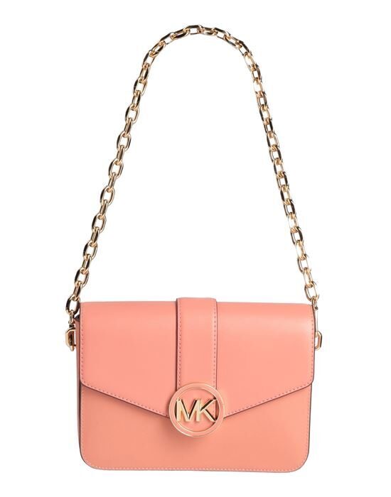 

Сумка MICHAEL MICHAEL KORS с монограммой на цепочке, лососево-розовый