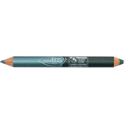 

Duo Night Eye and Eyeshadow Pencil Petrol Green/Emerald Green Purobio