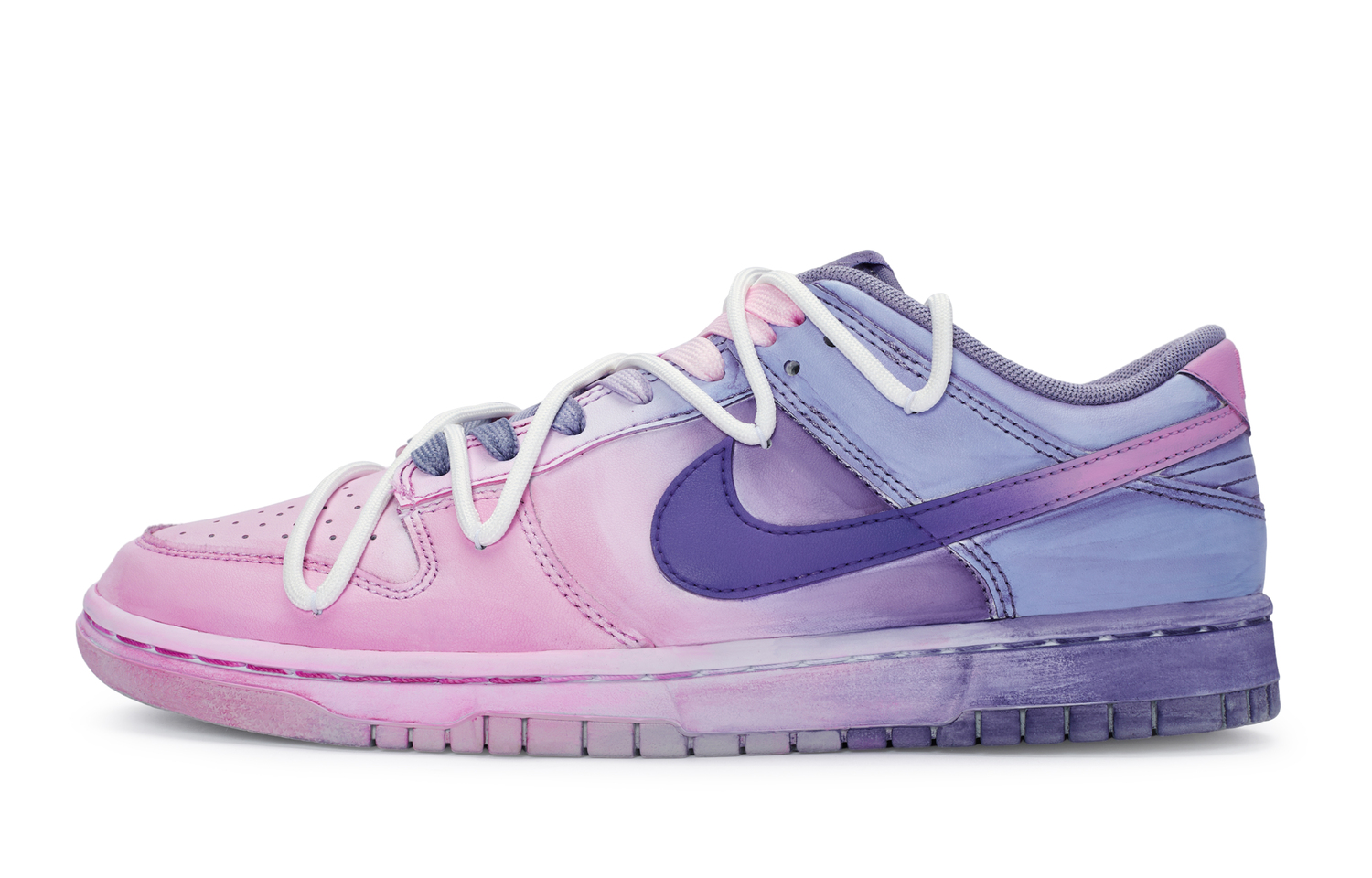 

Кроссовки Nike Dunk Skateboard Shoes Women's Low-Top Purple