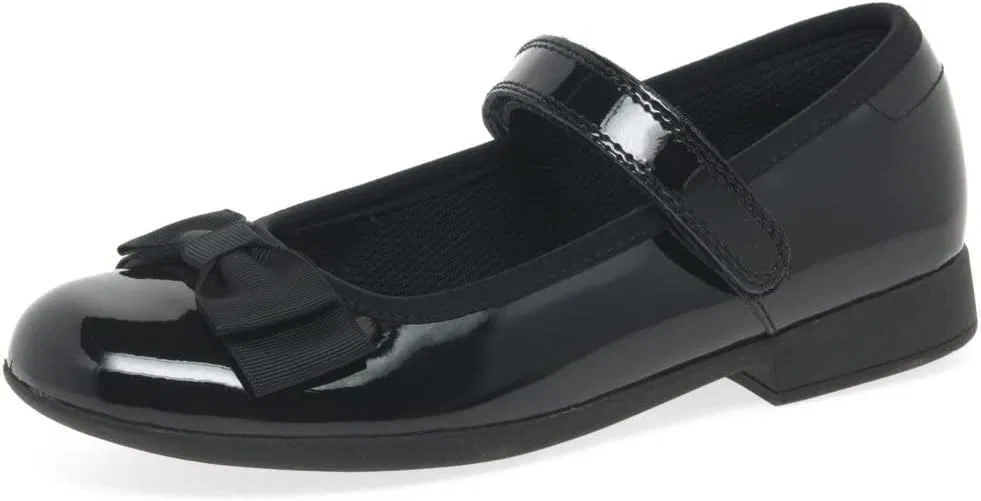 Туфли балетки Clarks, Черный патент
