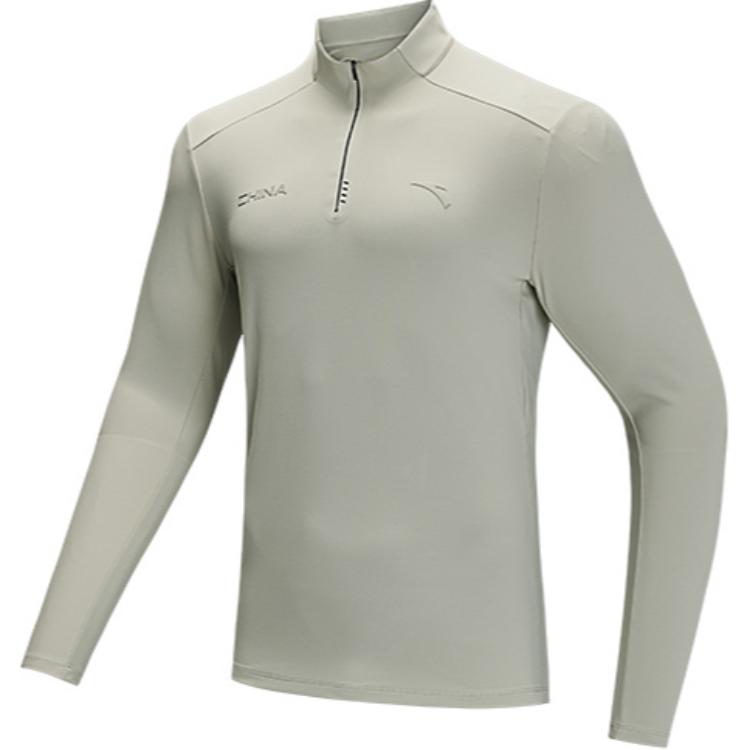 

Anta Variety Training Collection Вязаный свитер Мужской Лазурный голубь серый, Циановый птица серый