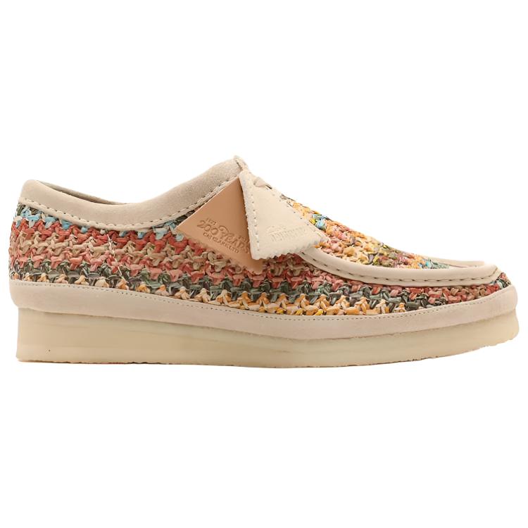 Clarks Wallabee Multi Raffia повседневные туфли мужские yellow — фото 3