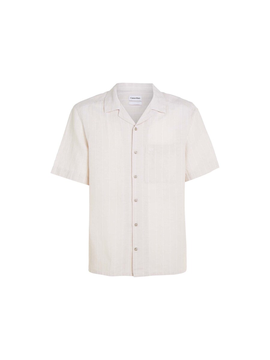 

Повседневная рубашка Calvin Klein Regular fit Button Up Shirt, бежевый
