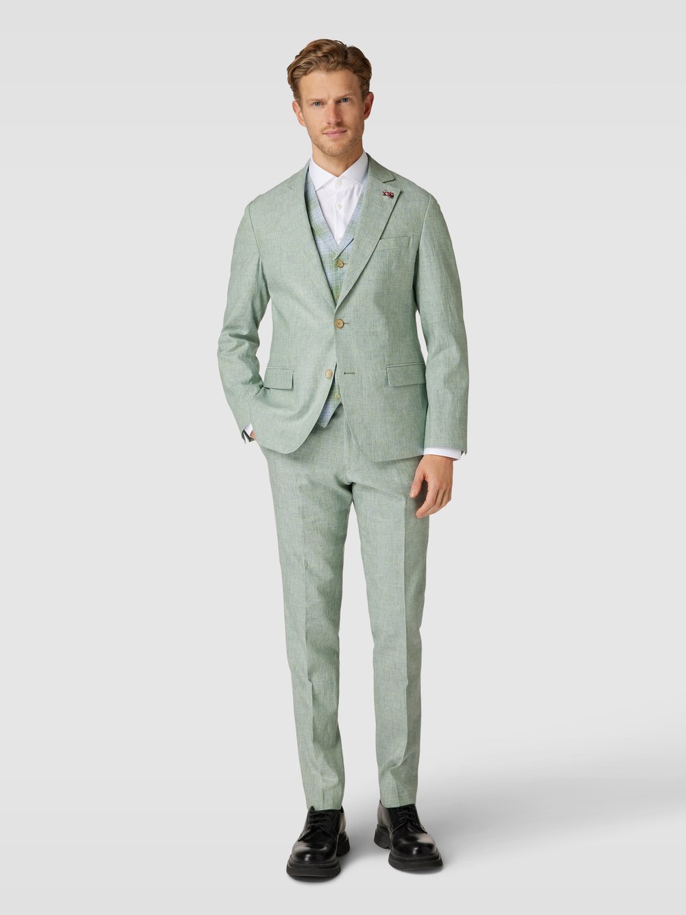 

Жилет с узором «Гленчек» модель «Орацио» ATELIER TORINO