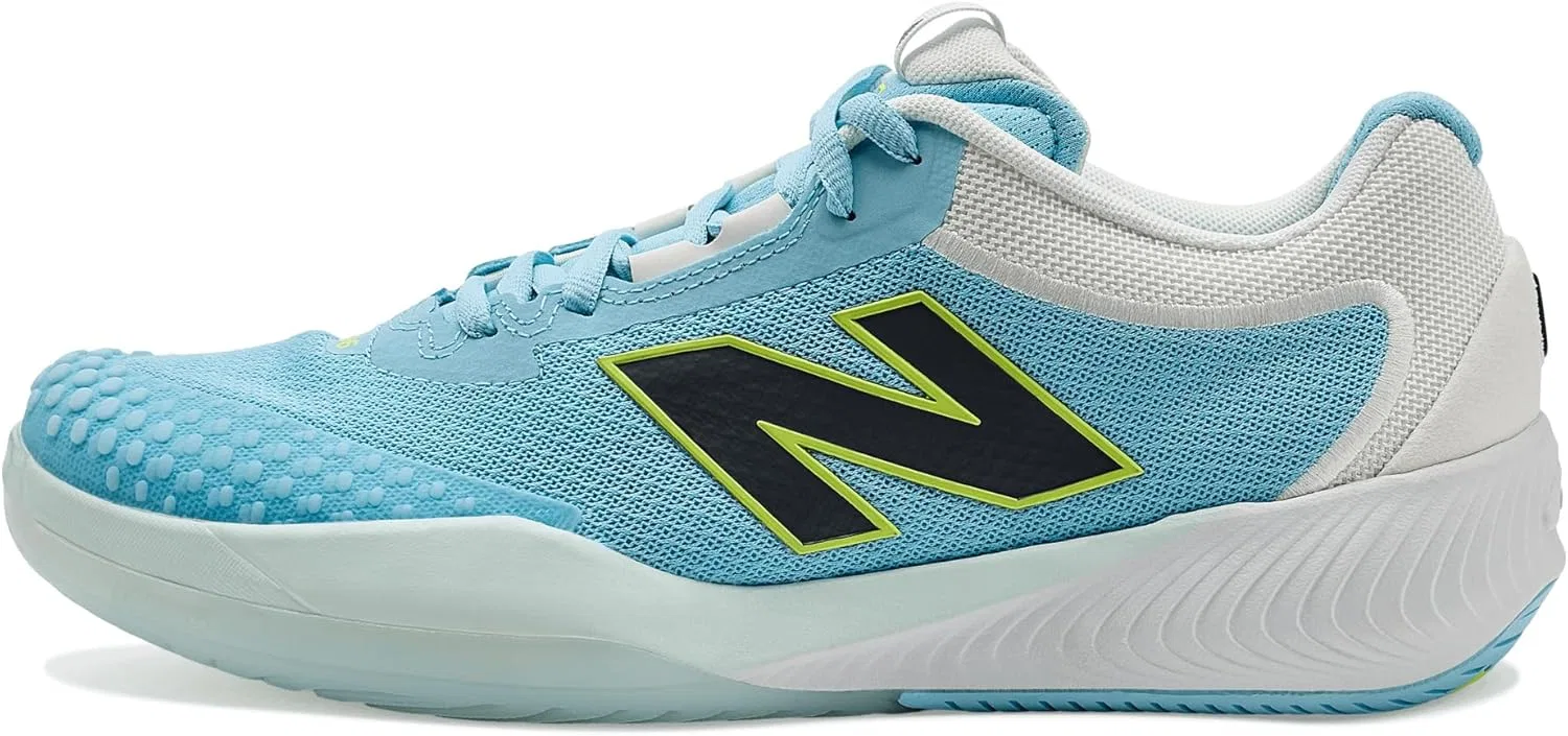 Кроссовки для тенниса и пиклбола New Balance FuelCell 996v6, Sea Salt/Glint Blue — фото 4