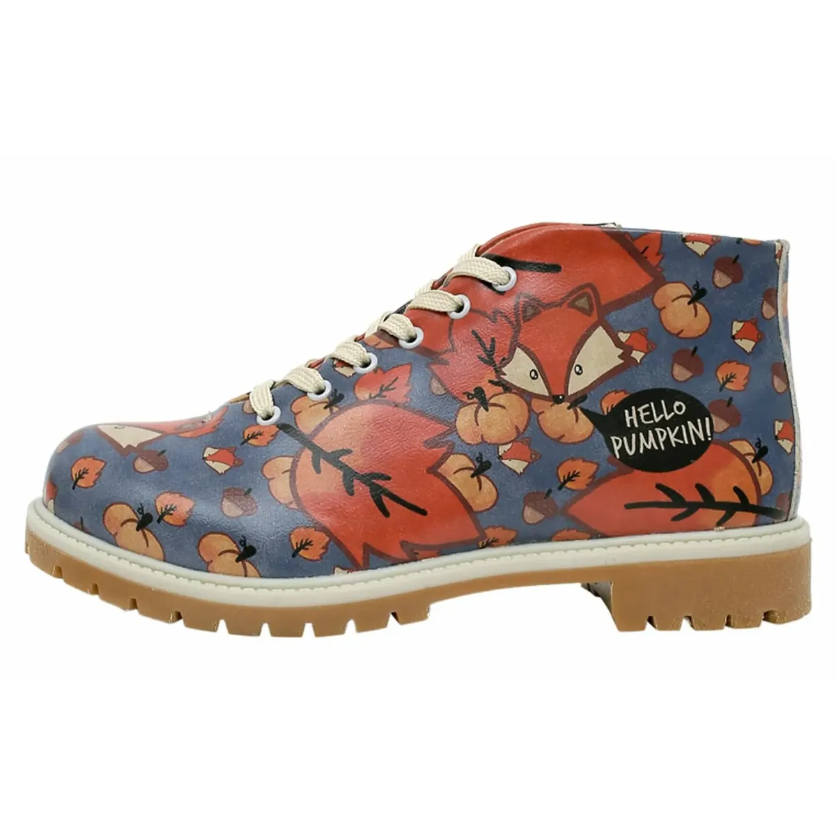 DOGO Boots "Женские укороченные ботинки Hello Pumpkin Vegan Женские ботинки / женские", Vegan, синий