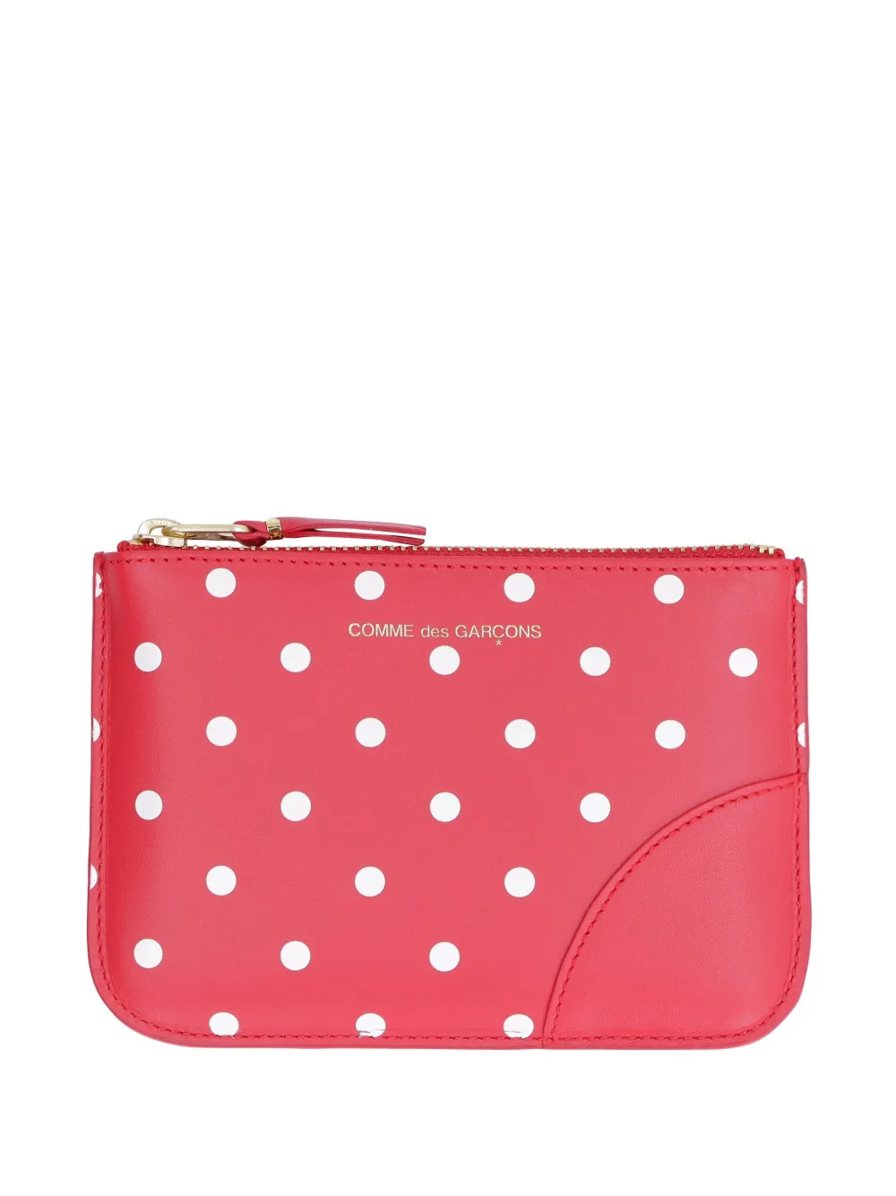

Кошелек 'Polka Dots Printed' Comme Des Garçons Wallet, красный