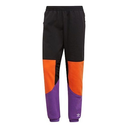 

Спортивные штаны adidas originals Splicing Colorblock Casual Sports Long Pants Black, черный