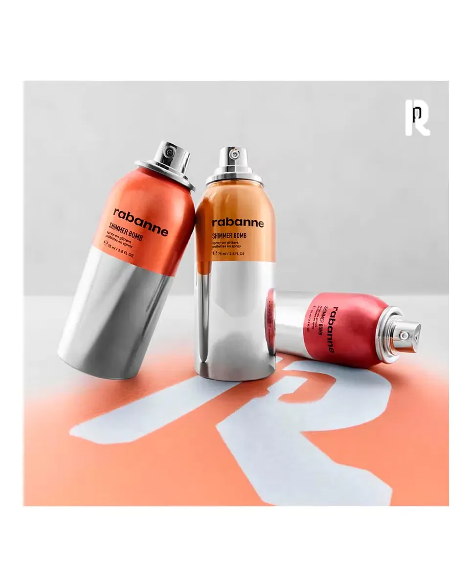 Спрей-дымка для лица и тела с эффектом сияния Shimmer Bomb Spray 75 мл Rabanne, Rose Doré — фото 2