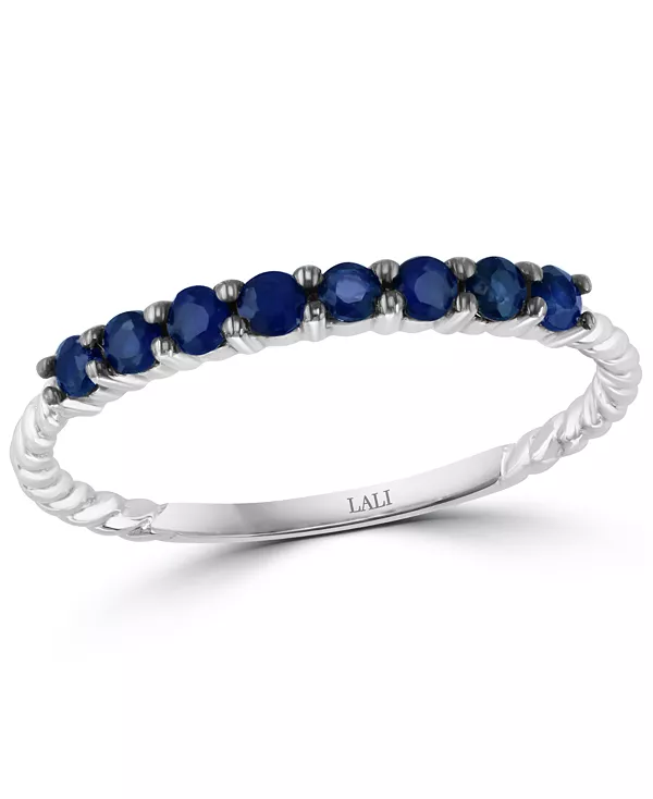 

Кольцо с сапфирами (1/3 карата) из 14-каратного белого золота Lali Jewels, sapphire