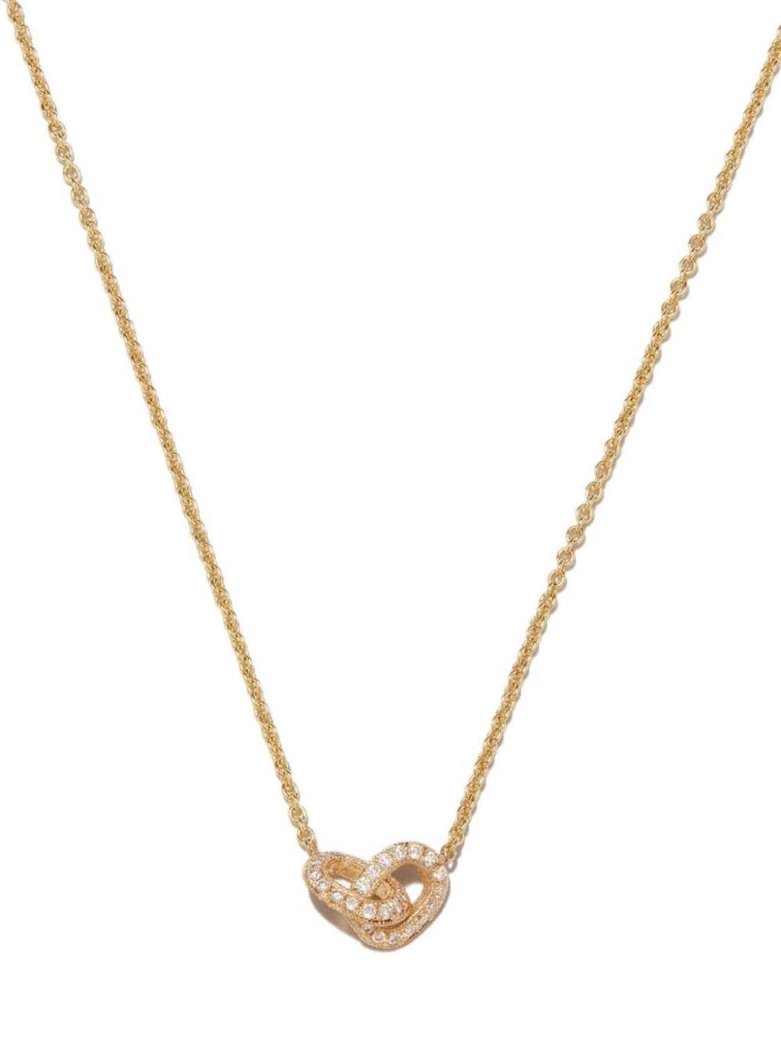 

Колье из желтого золота с бриллиантами Lizzie Mandler Fine Jewelry, золотой