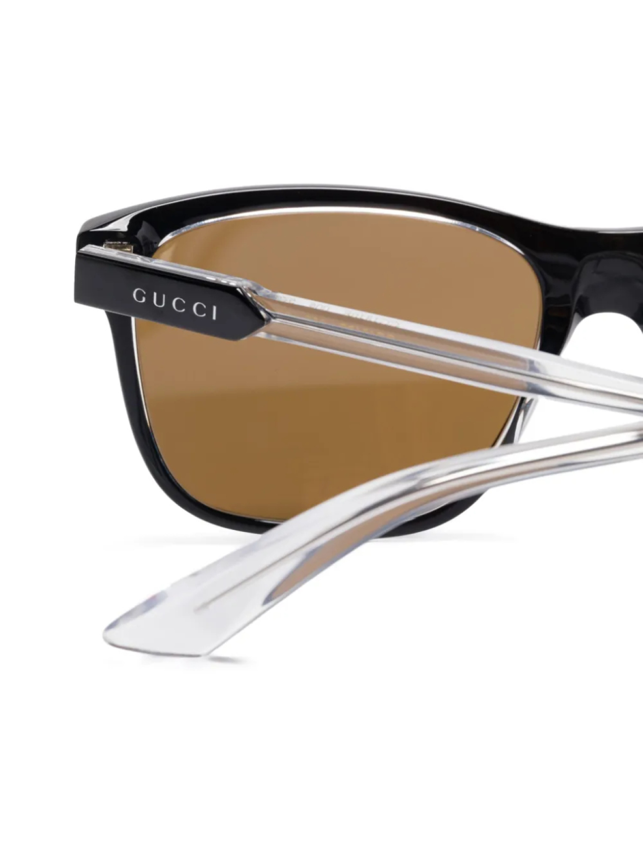 Солнцезащитные очки Gucci Eyewear в квадратной оправе, белый — фото 3