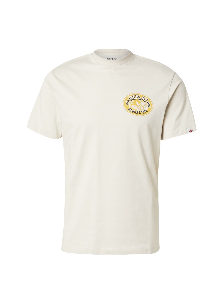 

Рубашка REPLAY, цвет White/Egg shell