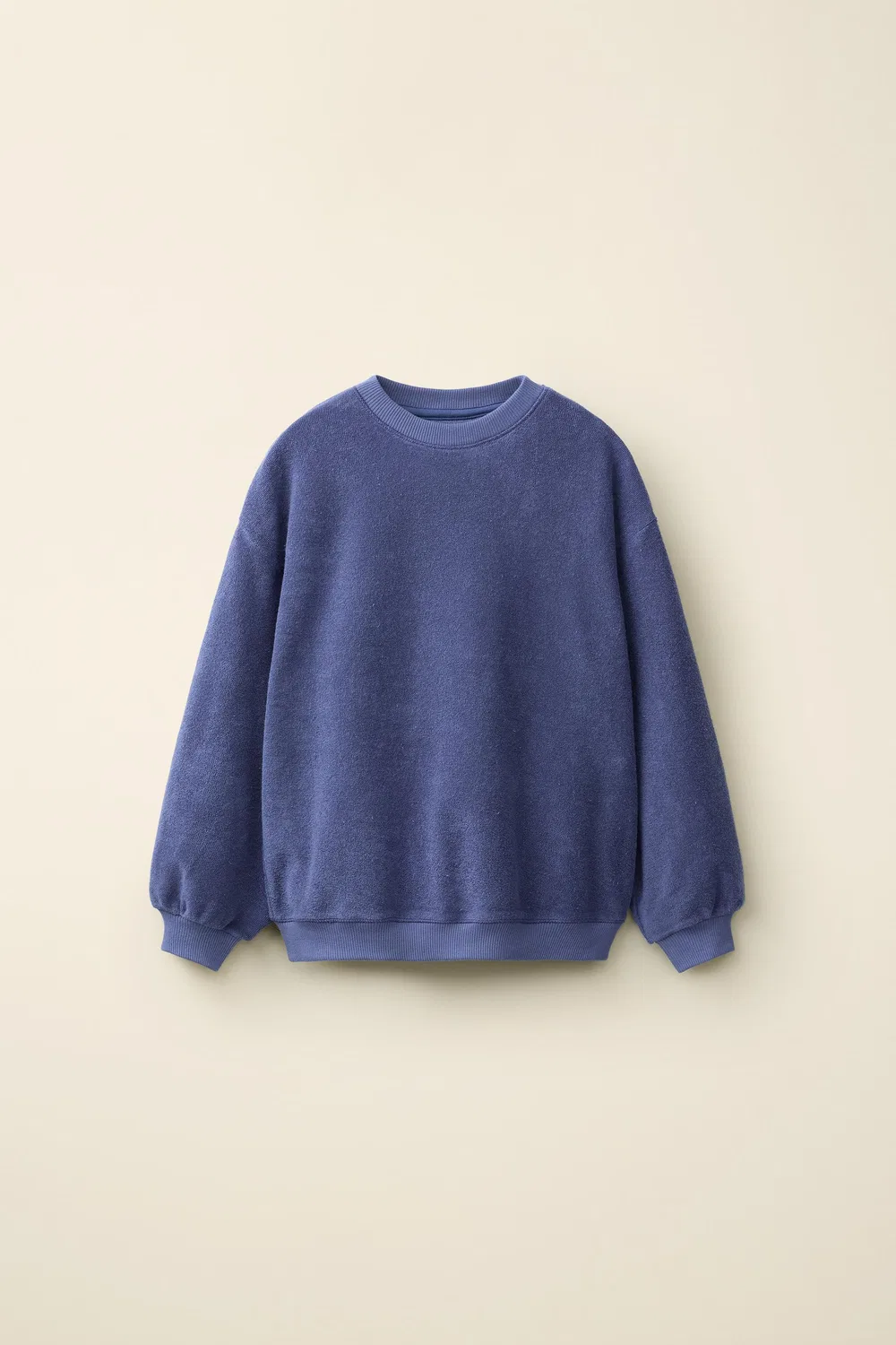 Тканевая толстовка из махровой ткани, созданная в сотрудничестве Caramel London и Zara, Blue