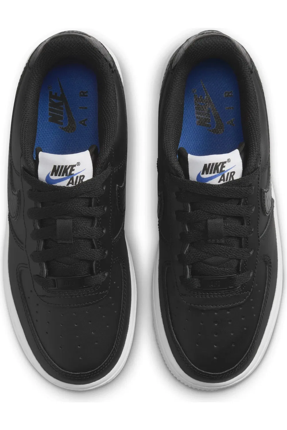 Детские кроссовки баскетбольные Air Force 1 Nike, черный/белый/черный — фото 3