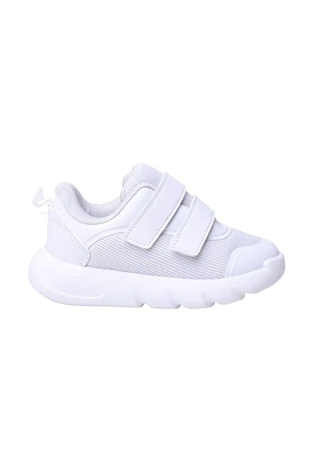 Детские спортивные туфли для мальчиков с липучкой Vicco, White — фото 2
