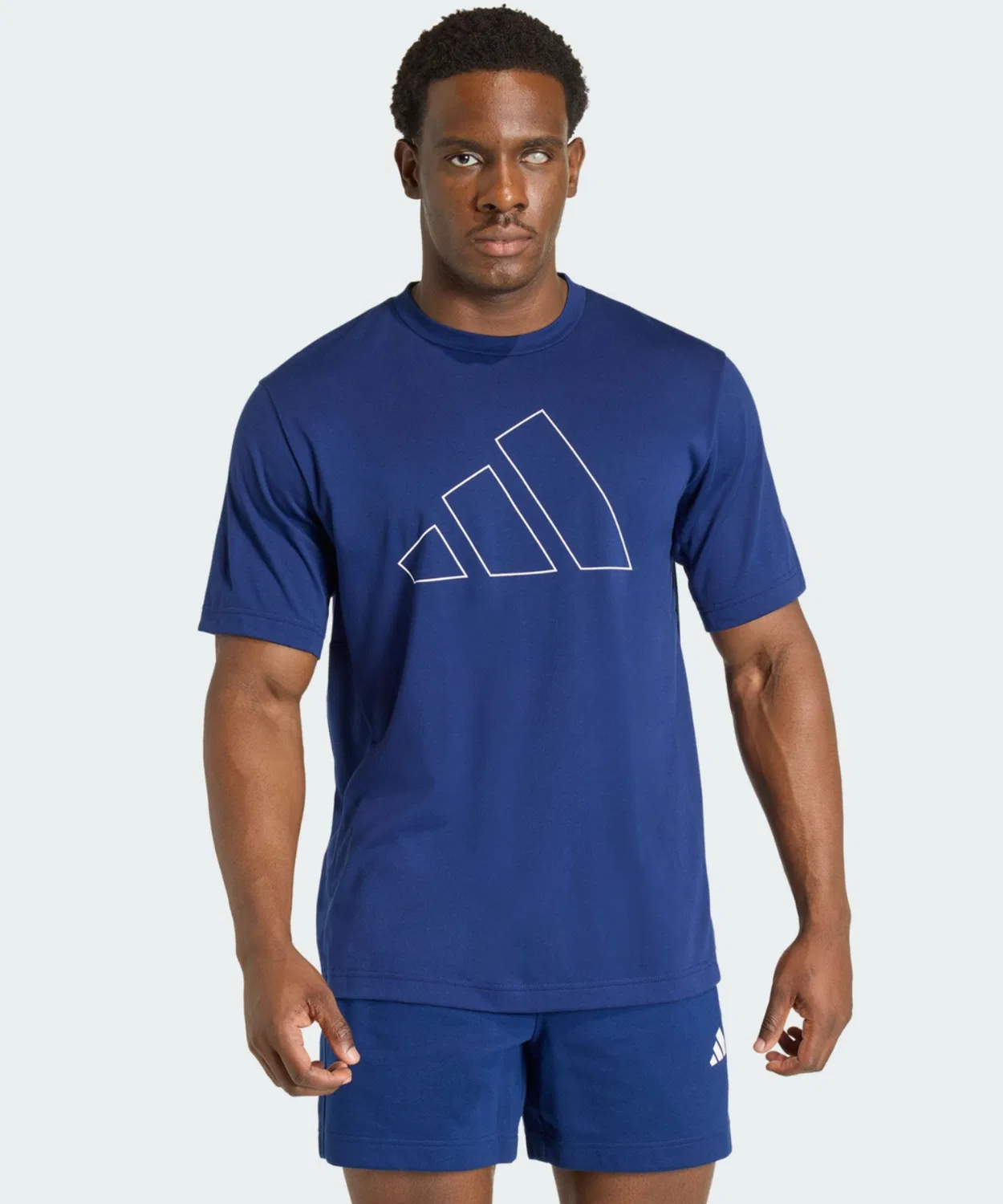 Мужская футболка с коротким рукавом Feelready Logo T-Shirt Climacool Adidas, Blue