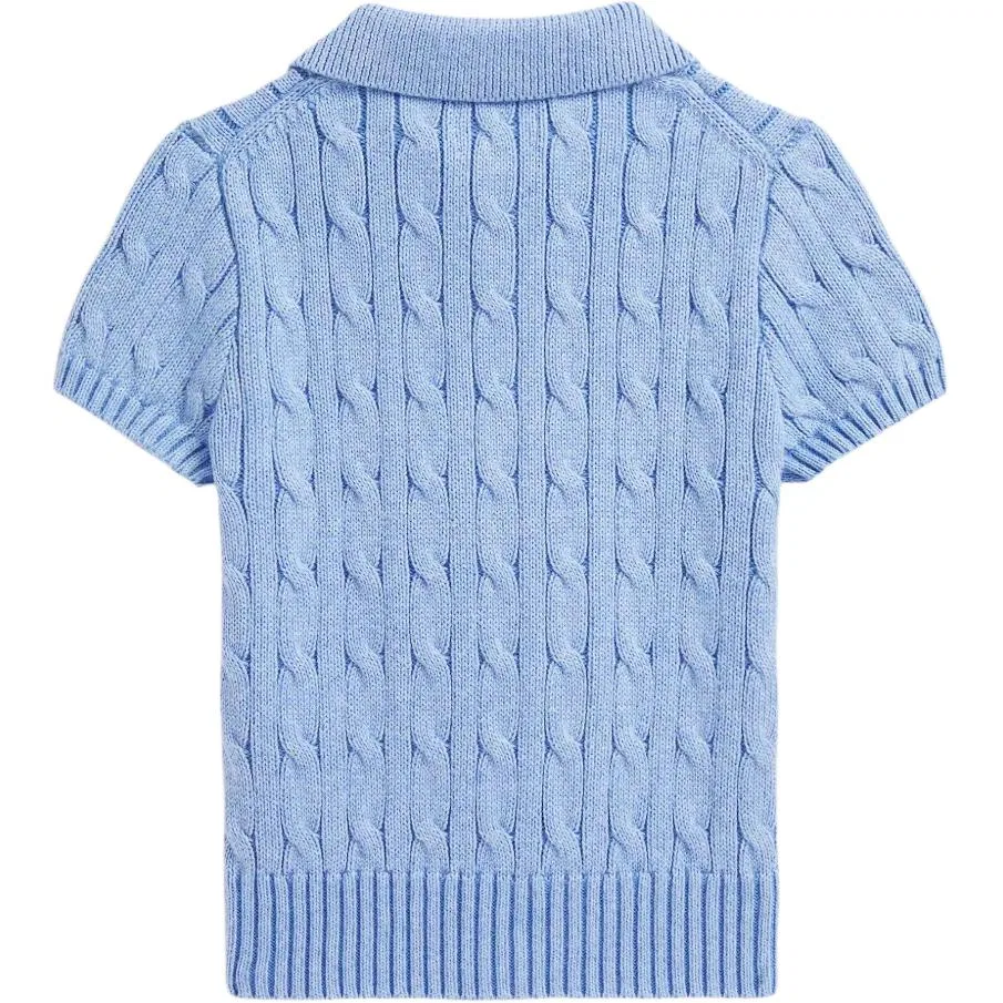 Детское поло с воротником Polo Ralph Lauren, Blue — фото 3