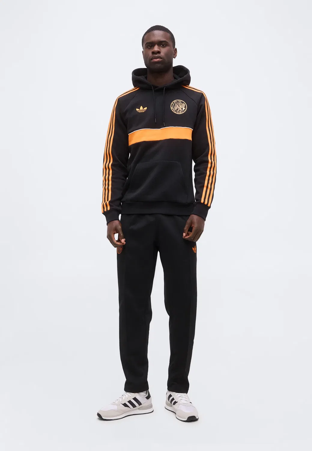 Спортивные брюки Ajax Amsterdam - клубная одежда Adidas Originals, Black — фото 2